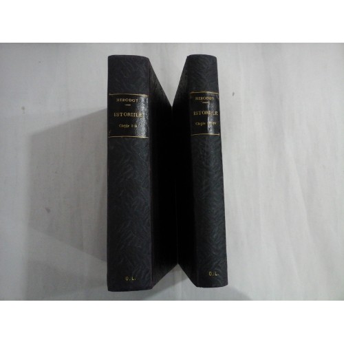 ISTORIILE LUI ERODOT - 4 volume - editie 1894 -1915, greaca-romana (Herodot) ISTORIILE LUI ERODOT - 4 volume - editie 1894 -1915, greaca-romana (Herodot)